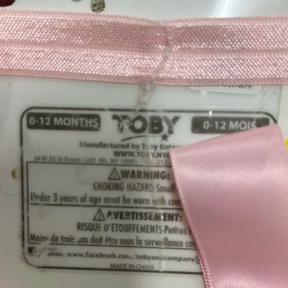 NWOT baby tutu and unicorn headband size 0-12 months